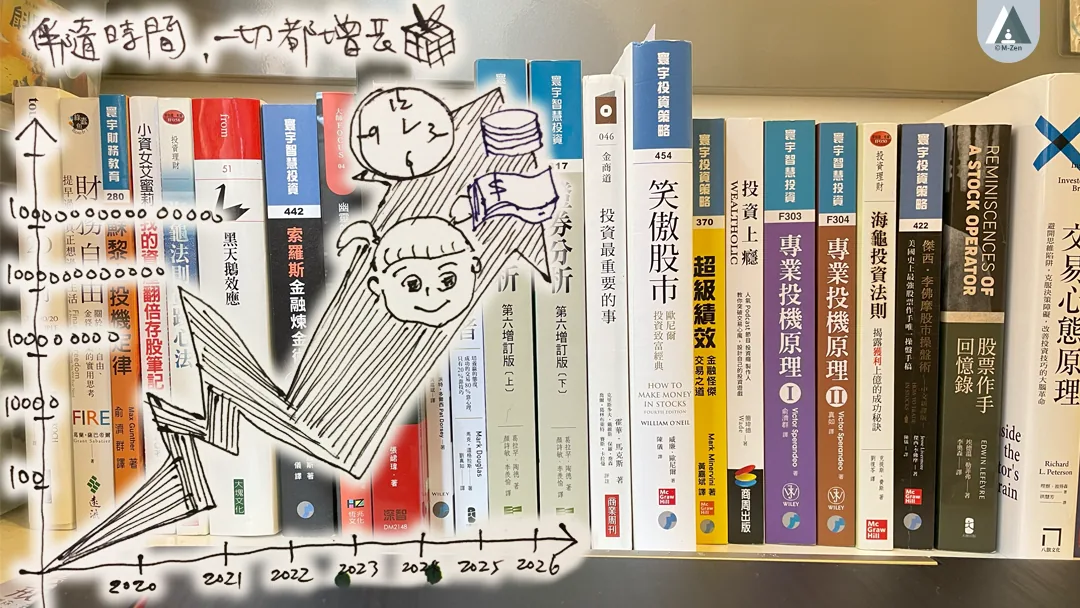 自勉卡片與書本
